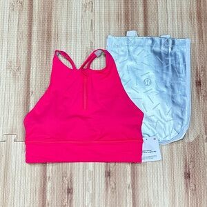 Lululemon Energy High-Neck Long-Line Zip-Front Bra with NEW Lululemon bag [1692]